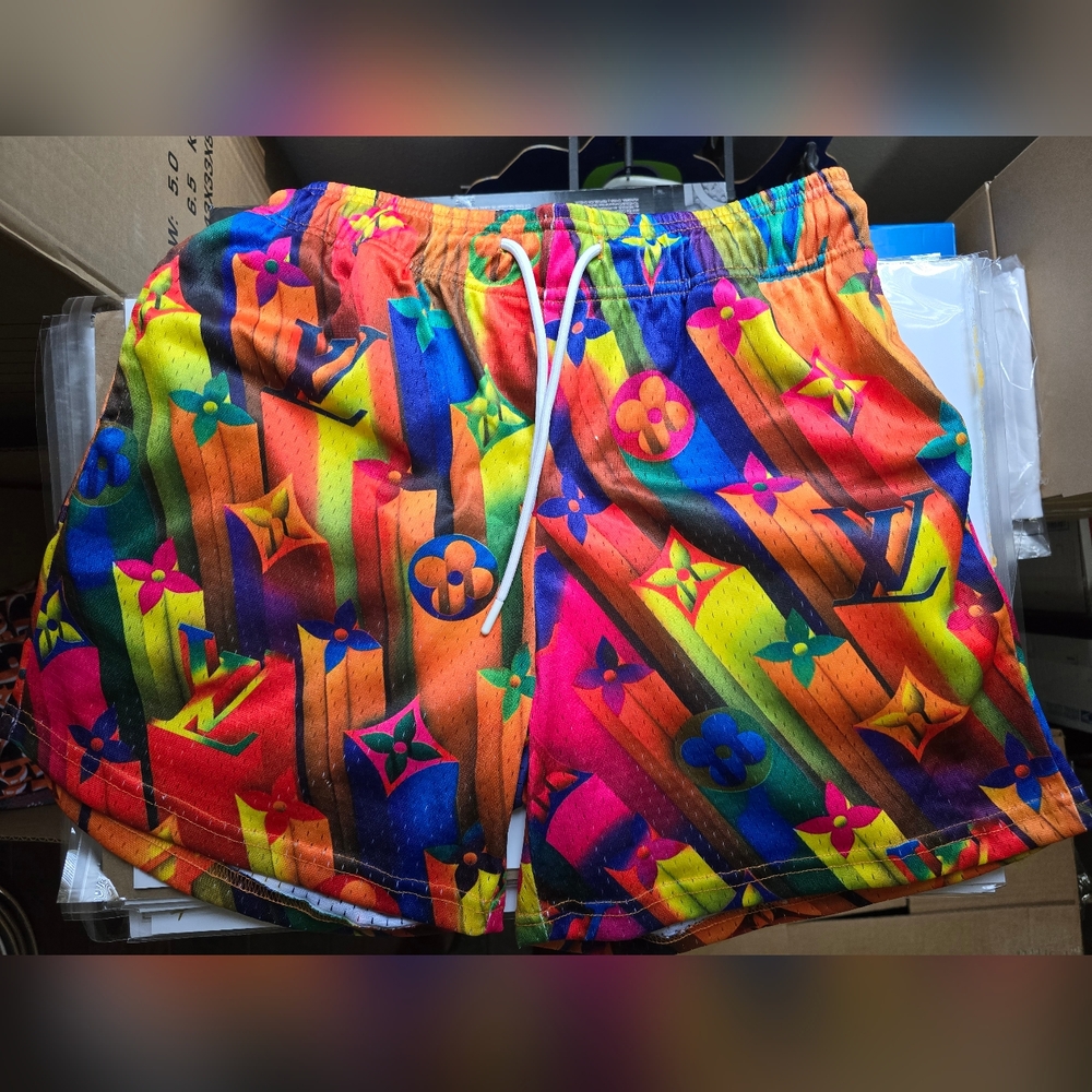 Mens Mr. Remade Shorts Size Small Brand New LV Pattern